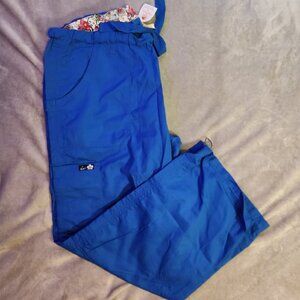 KOI by Kathy Peterson XL bright blue Scrubs ***PANTS***
